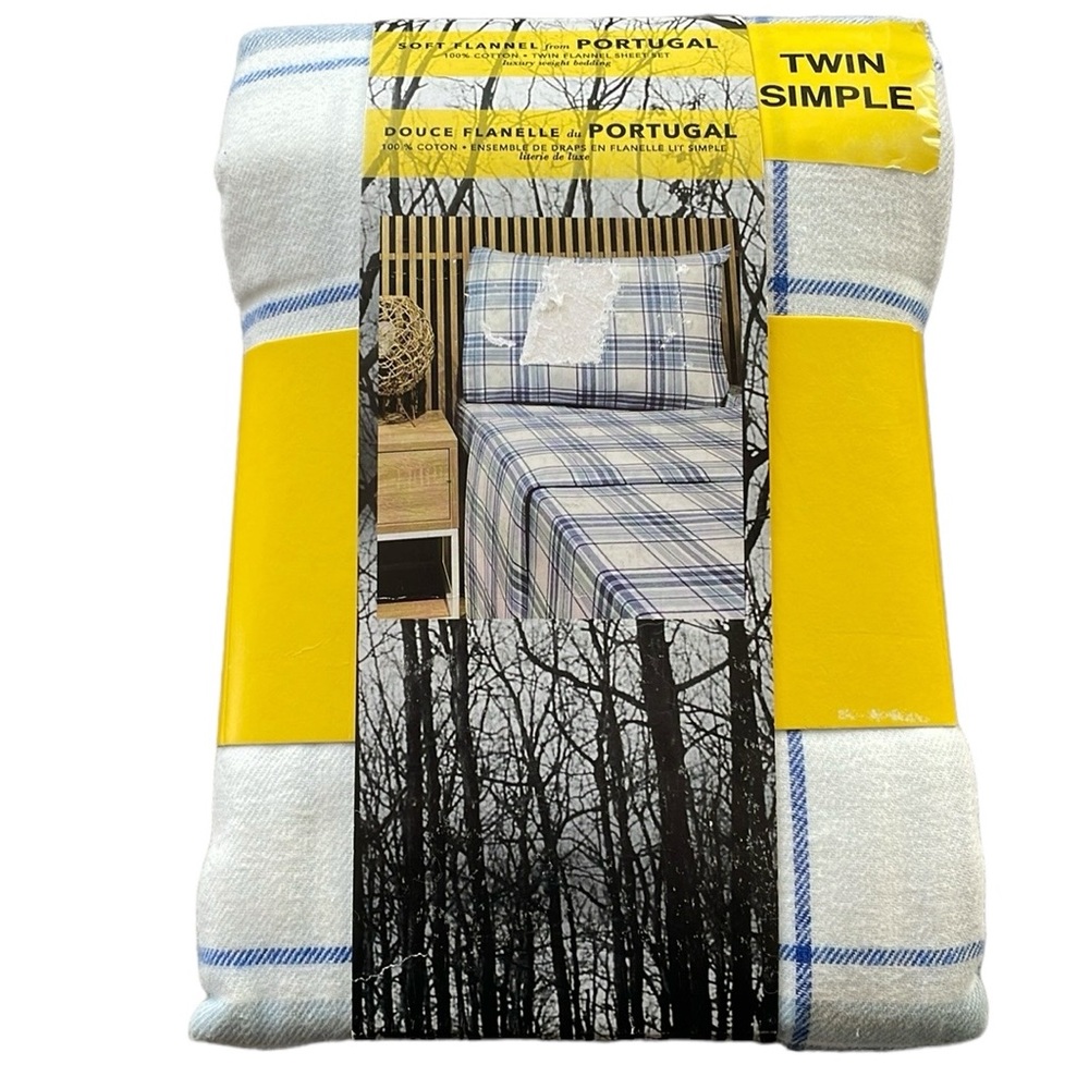 Soft Flannel from Portugal Twin Sheet Set